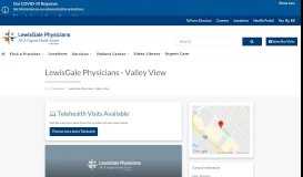 
							         LewisGale Physicians - Valley View | LewisGale Physicians								  
							    
