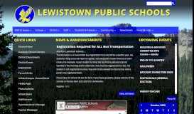
							         Lewistown Public Schools: Home								  
							    
