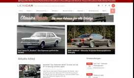 
							         LexiCar - Das Auto-Portal von Fahrern für Fahrer								  
							    