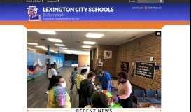
							         Lexington City Schools: Home								  
							    