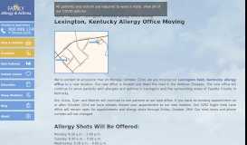 
							         Lexington, Kentucky Allergy Office Moving | Family Allergy & Asthma								  
							    