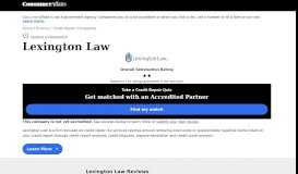
							         Lexington Law - ConsumerAffairs.com								  
							    