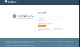 
							         Lexington Law: Credit Score and Report Access								  
							    