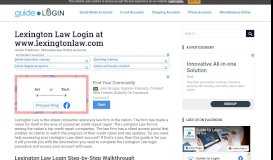 
							         Lexington Law Login at www.lexingtonlaw.com | Guide to Login								  
							    