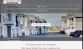 
							         Lexington Management: Luxury Leased Residences In Northeast, WI								  
							    