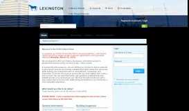 
							         LexingtonKy - Online Portal - Accela								  
							    