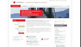 
							         LexisNexis Risk Management Solutions® - Sign In								  
							    