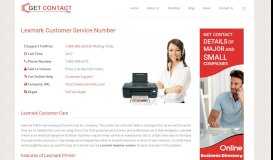 
							         Lexmark Printer Customer Service - Printer Helpline Number								  
							    