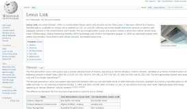 
							         Lexus Link - Wikipedia								  
							    