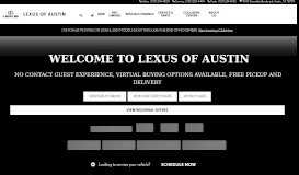 
							         Lexus of Austin | New Lexus Dealership in Austin, TX								  
							    