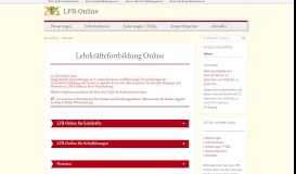 
							         LFB-Online								  
							    