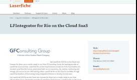 
							         LFIntegrator for Rio on the Cloud SaaS | Laserfiche Integrations ...								  
							    