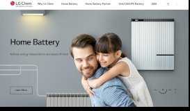
							         LG Chem ESS Battery Division - LG Chem ESS(Energy Storage System)								  
							    