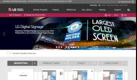 
							         LG Digital Signage - LGE B2B Partner Portal								  
							    