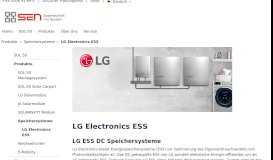 
							         LG Electronics ESS | SEN Solare Energiesysteme Nord								  
							    