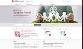
							         LG Electronics Supplier Portal								  
							    