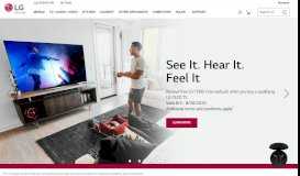 
							         LG: Mobile Devices, Home Entertainment & Appliances | LG USA								  
							    