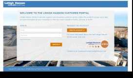 
							         LH Portal | Sign In - Lehigh Hanson								  
							    