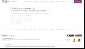 
							         Liability Insurance Details | David Lloyd Clubs								  
							    