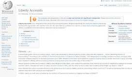 
							         Liberty Accounts - Wikipedia								  
							    