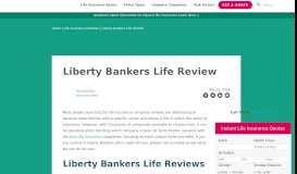 
							         Liberty Bankers Life Review 2018 - TermLife2Go								  
							    