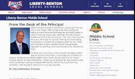 
							         Liberty-Benton Middle School								  
							    