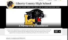 
							         Liberty County High School								  
							    
