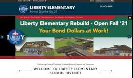 
							         Liberty Elementary School District: Home								  
							    