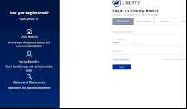
							         Liberty Health Portal								  
							    