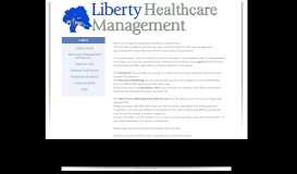 
							         Liberty Healthcare Management								  
							    