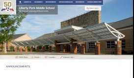 
							         Liberty Park Middle School / Homepage - Vestavia Hills City Schools								  
							    