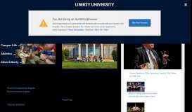 
							         Liberty University Christian College Education								  
							    