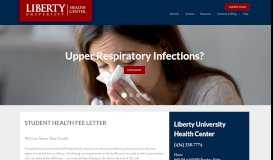
							         Liberty University Student Health Center: Home								  
							    