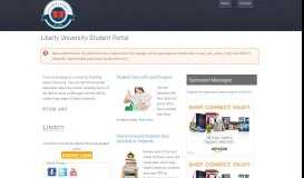 
							         Liberty University Student Portal								  
							    