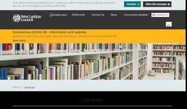 
							         Libraries - West Lothian Council								  
							    