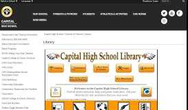
							         Library - Capital High School								  
							    