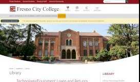
							         Library | Fresno City College								  
							    