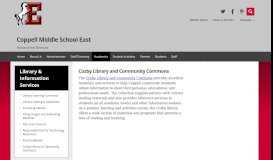 
							         Library & Information Services / Cozby Library & Community Commons								  
							    