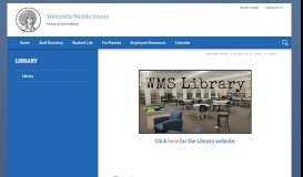 
							         Library / Library - Wentzville - Wentzville School District								  
							    