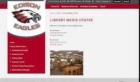 
							         Library Media Center - Edison Middle								  
							    