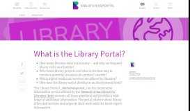 
							         Library Portal – Bibliotheksportal								  
							    