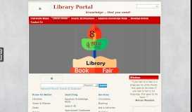 
							         Library Portal: Home								  
							    