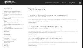 
							         library portal – LiNUS : NUS Libraries Blog								  
							    