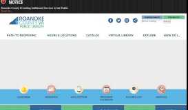 
							         Library | Roanoke County, VA - Official Website								  
							    