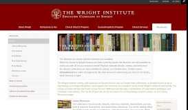 
							         Library | The Wright Institute								  
							    