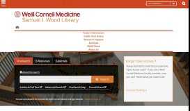 
							         Library | Weill Cornell - Cornell University								  
							    