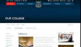 
							         Library - Woodcroft College								  
							    