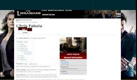 
							         Libris Fabula | The Library | FANDOM powered by Wikia								  
							    