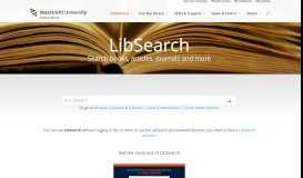 
							         LibSearch - Online Library | Maastricht University								  
							    