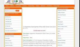 
							         LIC Apprentice Development Officer ADO ... - Bharatiya Job Portal								  
							    
